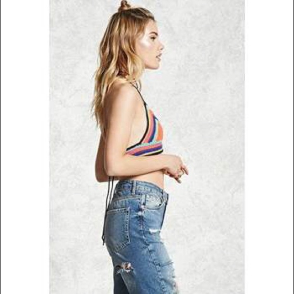 Forever 21 Multi Colored Knit Top